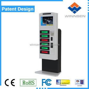 6 casiers numériques pour la recharge de téléphones portables en libre-service, modèle APC-06B - Product Image 2