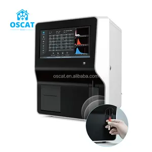 OSCAT, Лучшая цена, 10,4 дюймовый сенсорный экран, больничный счетчик клеток, автоматический гематологический анализатор, гематологический анализатор, 3 части