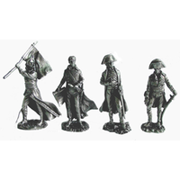 Statue de Chevalier Templier en Alliage de Zinc, Épée à Deux Lames, Figurine de Style Royal, 8 cm, Moulage par Injection Électrolytique, Film TV
