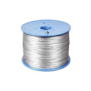Electric Wire Fence Factory Sale 1.6mm 500meter Stranded Electric Wire For Security Fence System Aluminum Electric Fence Wire