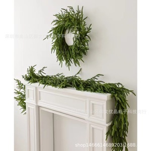 Bouquet d'aiguilles de pin artificielles en plastique pour décoration intérieure et extérieure, mariage, maison, 85g - Product Image 4