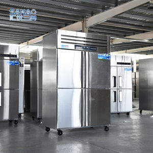 Réfrigérateur commercial en acier inoxydable à 4 portes, réfrigérateurs verticaux et congélateurs profonds pour la <span class=keywords><strong>cuisine</strong></span> - Product Image 2