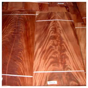 Veneer Wood 0.5mm Thickness Exotic Mahogany Crotch Wood Veneer
