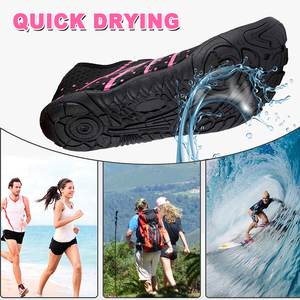 Nước của phụ nữ nhanh chóng khô dòng truy tìm giày, vải lưới thoáng khí, mô hình sọc, bơi lội, đi bộ đường dài và các hoạt động bãi biển - Product Image 2