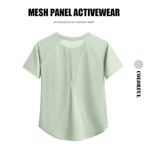 <span class=keywords><strong>T</strong></span>-<span class=keywords><strong>shirt</strong></span> ample pour <span class=keywords><strong>femme</strong></span>, séchage rapide, idéal pour la course à pied, la <span class=keywords><strong>randonnée</strong></span>, le yoga, le pilates, l'entraînement et le fitness - Product Image 3