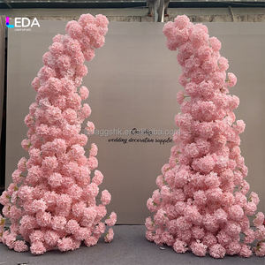 Arco de Flores de Hortensia de Seda Hecho a Mano por LEDA, con Tacto Natural Suave, para el Día de San Valentín, Bodas, Hogar, Jardín y Fiestas - Product Image 6