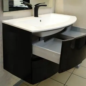 Tek dokunun dairesel lavabo dolabı mobilya havza sıhhi ürün kavisli havza modeli maske antika mueble bano doccia vanity