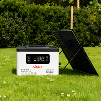 Station d'alimentation portable d'extérieur 300W 3000W, boîte de batterie LiFePO4, packs de batteries au lithium pour le camping, source d'alimentation solaire