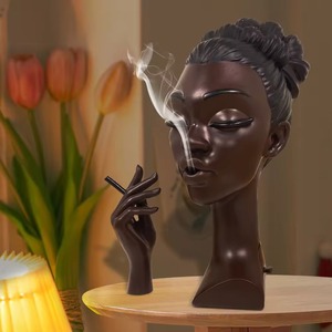 Bán Buôn Headscents-Head Người Phụ Nữ Da Đen Solange-Headscents Hương Chủ Phụ Nữ Da Đen Mặt Đầu Hương Hương Burner Châu Âu - Product Image 6