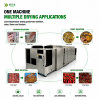 Industriële elektrische droogoven voor fruit, groenten, vlees, dierenvoer en gezouten vis (1000-1500 kg)