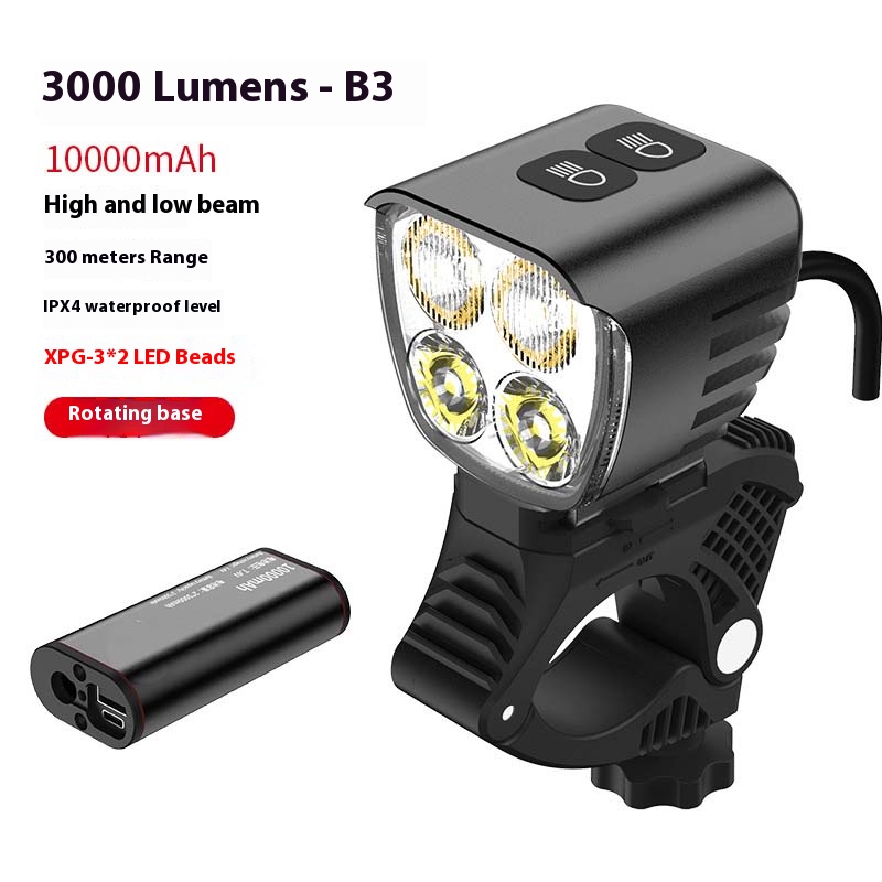 3000 lumen lamp head 10000 ma power pack
