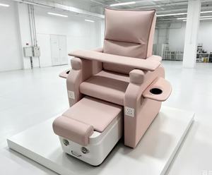 Chaise de luxe haut de gamme à prix de gros, siège et dossier réglables électriquement, éclairage LED 7 couleurs, qualité salon, design inclinable - Product Image 1