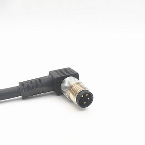 Chất lượng cao 3 pins 4 pins cảm biến kết nối cáp M8 không thấm nước cắm nam & nữ thẳng góc 3 4 pin + 2m PVC dòng - Product Image 2