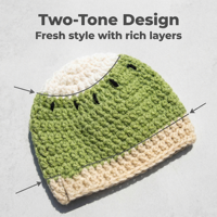 Gorro Infantil Unisex Tejido a Mano, Grueso, Cálido, Ecológico, Deportivo, de Algodón Transpirable, Personalizable, para Bebés y Niños, para Viajes al Aire Libre
