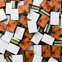 Tuiles de Mahjong Nacrées en Acrylique Style Américain Moderne Personnalisées en Gros pour Jeu de Société et Divertissement