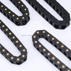 Bridge and Enclosed Type Engineering R55 20 x 50mm Plastic Cable Carrier Nylon Cable Drag Chain