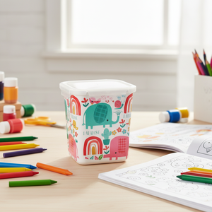 Contenitori <span class=keywords><strong>per</strong></span> <span class=keywords><strong>Alimenti</strong></span> in Plastica da 2700ml, Ermetici, Antigoccia, Lavabili in Lavastoviglie, Adatti al Congelatore, con Coperchi, <span class=keywords><strong>per</strong></span> Uso in Cucina e Dispensa, <span class=keywords><strong>per</strong></span> Cereali e <span class=keywords><strong>Alimenti</strong></span> Secchi - Product Image 1