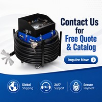 Nouvel équipement de nettoyage de conduits d'air électriques industriels avec tuyau flexible et tête de brosse pour systèmes CVC