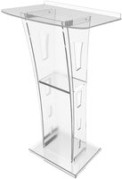 Nuevo Estilo de Púlpito de Acrílico Desmontable para Iglesia o Escuela, Muebles Comerciales de Diseño Moderno, Personalizable, de Alta Calidad, con Corte Láser