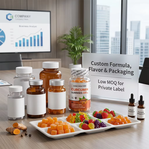 Gomitas de Cúrcuma Sin Azúcar Personalizadas de Fábrica ODM con Base de Pectina para el Apoyo de las Articulaciones y la Recuperación Muscular, Marca Privada - Product Image 5