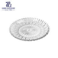 Plateau à fruits en cristal antique Garbo, très vendu, avec couleur de pulvérisation rose et motifs spéciaux, ensemble de bols en verre décoratifs