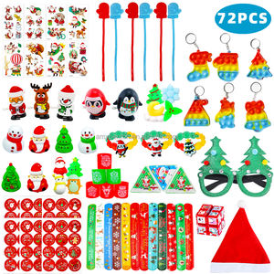 Fidgety Toys Pack Fête De Noël Faveurs Cadeaux Autisme Soulagement Du Stress Bas De Noël <span class=keywords><strong>Pop</strong></span> Sensoriel pour Enfants Adultes - Product Image 2