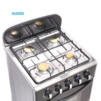 Cuisinière à gaz multifonctionnelle Xunda 20 pouces avec 4 brûleurs et fours standard, appareil de cuisine, cuisinière à gaz avec four