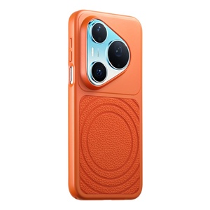 เคสโทรศัพท์หนัง PU ลายริ้วแบบแม่เหล็กสำหรับ HUAWEI P90 Pro Max P80 P70 Mate 80 ProMax รองรับการชาร์จไร้สาย ป้องกันอย่างดี ขายส่ง - Product Image 1
