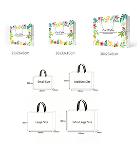Sac en papier blanc épais de haute qualité avec poignée en corde torsadée durable pour la vente en gros de sacs en papier estampés pour montres de luxe - Product Image 1