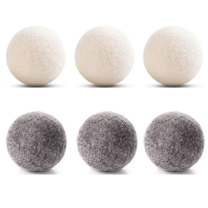 Boules de séchage en laine mérinos bio britannique faites à la main tissu alternatif naturel écologique pour <span class=keywords><strong>le</strong></span> stockage du sèche-linge disques de blanchisserie chaude - Product Image 2