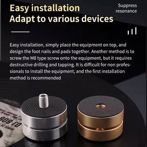 Packbox مكبرات صوت <span class=keywords><strong>HIFI</strong></span> مكبر للصوت مسبق DAC مشغل سي دي ماص صدمات وسائد القدم ماص الاهتزازات حامل المسامير - Product Image 6