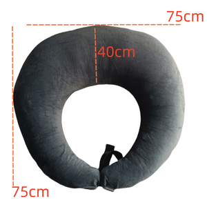 Le design ergonomique le plus populaire 75cm grand oreiller en forme <span class=keywords><strong>de</strong></span> U <span class=keywords><strong>lit</strong></span> <span class=keywords><strong>de</strong></span> maternité en velours lisant le dos oreiller polyvalent <span class=keywords><strong>de</strong></span> type C - Product Image 3