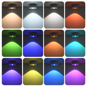 Từ Vòng <span class=keywords><strong>LED</strong></span> Ánh Sáng Điều Khiển Từ Xa Thay Đổi Độ Sáng 3 Nhiệt Độ Màu RGB Có Thể Sạc Lại Không Dây Xách Tay Tủ Ánh Sáng Tủ - Product Image 3