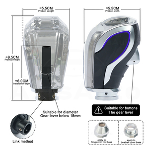 Levier de vitesses automatique éclairé en cristal pour Infiniti QX50 Q50L Q60 Q70 QX50 QX60 QX70 QX80 JX EX - Product Image 2