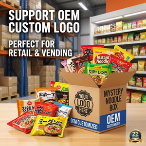 กล่องสุ่มบะหมี่กึ่งสำเร็จรูปจากทั่วโลก รวมรสชาติเผ็ดร้อนระดับโลก แพ็คหลากหลายสไตล์ <span class=keywords><strong>เกาหลี</strong></span> ญี่ปุ่น จีน ของขวัญกล่องเซ็ตฮาลาล - Product Image 2