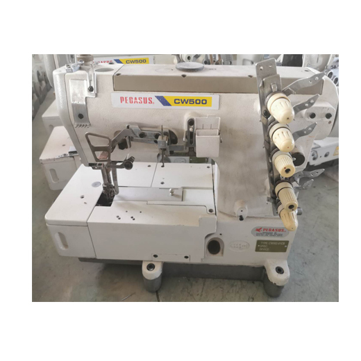 Good Condition Pegasus CW500 Flat Bed Stitching Machine Flat Lock Sewing Machine