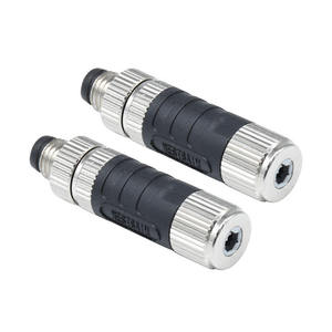 ขั้วต่อสายไฟแบบกันน้ำ M8 B Code 5 ขา แบบเกลียวตรง ประกอบในภาคสนาม ปลั๊กตัวผู้ กึ่งพลาสติก มาตรฐาน IP67 - Product Image 4