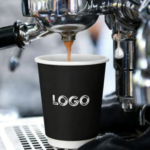 Kingwin Double Wall Hot Disposable Coffee <strong>Paper</strong> <strong>Cup</strong> With Lid 8oz/12oz/16oz/20oz For Mineral Water - Product Image 1