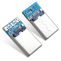 2024 nuevo producto 2A 5A conector macho tipo C conector de audio conector usb-c para teléfono móvil
