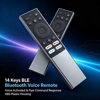 Control Remoto IR de 17 Teclas Personalizado OEM ODM, Carcasa de ABS Compatible con Android TV Box y Smart TV, Directo de Fábrica