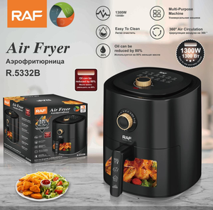 Freidora de Aire Multifuncional Raf de 4L al por Mayor, Horno Freidora de Aire sin Aceite con Ventana Visible, Freidoras de Aire Inteligentes - Product Image 6