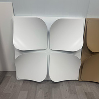 Panneaux de plafond carrés en aluminium découpés sur mesure par CNC avec motifs géométriques arabes Mashrabiya, ignifuges, pour hôtel, mosquée, villa de luxe