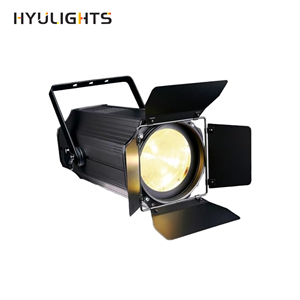 200W COB 파 라이트 줌 무대 <span class=keywords><strong>LED</strong></span> 프레넬 워시, DJ용, 3500K-7500K, DMX512 사운드 활성화 웜 화이트, 교회 이벤트 웨딩용 - Product Image 1