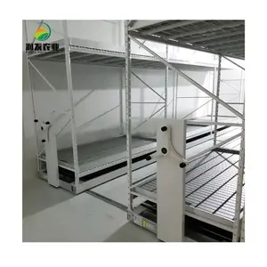 Indoor Vertical Mobile System Hydroponic Multilayer Grow Racking Systems