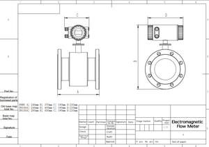 Débitmètre électromagnétique variable RKS haute précision à raccordement par bride pour le contrôle des processus industriels et le traitement de l'eau chimique - Product Image 5