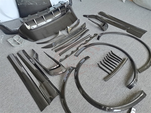 M ו oem בסגנון פחמן סיבי הקדמי בצד חצאית האחורי מפזר האחורי ספוילר האחורי ספוילר - Product Image 4