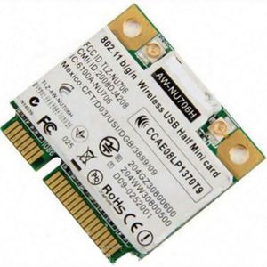 AW-NU706H Ralink RT3090 Scheda PCI-E Wireless-N a Mezza Altezza 802.11 B/g/n per Rete Wi-Fi <span class=keywords><strong>WLAN</strong></span> RT3090L - Product Image 1