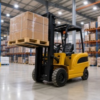 Empilhadeira elétrica 1.5-2T para Brasil/Portugal, equipamento de elevação a bateria de íon-lítio.