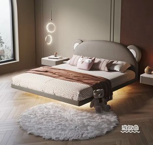 Roi Reine Double Petite Taille Unique Enfant Enfants <span class=keywords><strong>Fille</strong></span> Rembourrage Européen Bouton Doux Rembourré <span class=keywords><strong>Pas</strong></span> <span class=keywords><strong>Cher</strong></span> Rose Faux Pu <span class=keywords><strong>Lit</strong></span> En Cuir - Product Image 5