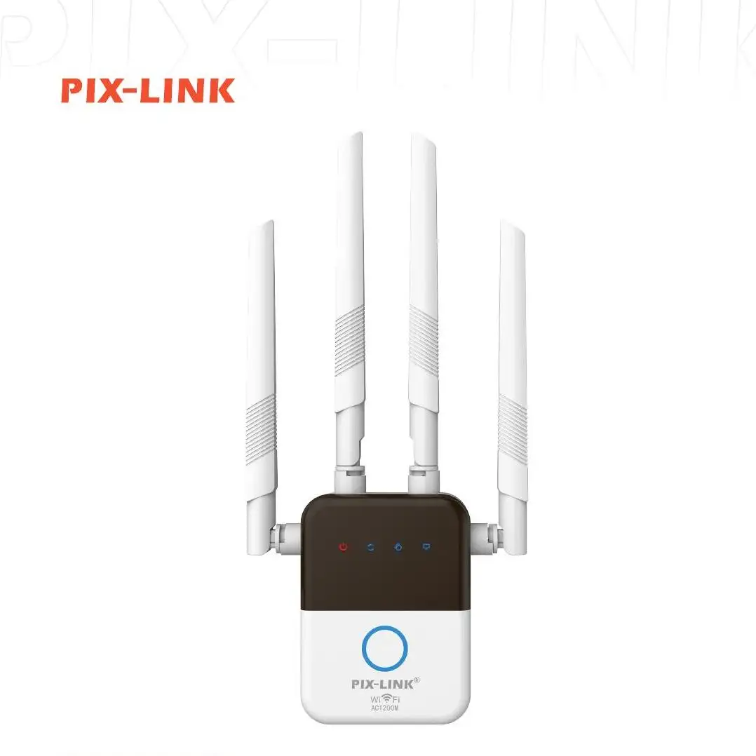 Pix-link penguat sinyal WiFi, jaringan Router Wlan Wifi Repeater 1200G 5Ghz 2.4 Mbps 5GHz